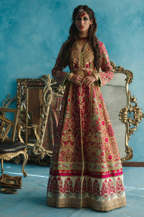 (Symposium of Queens) (Kashmiri Green Coat) (Shamaeel Ansari)