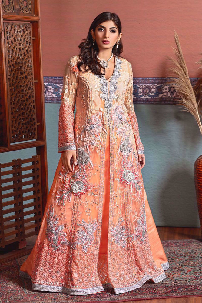 (Wedding Wear) (Peach) (Shamaeel Ansari)