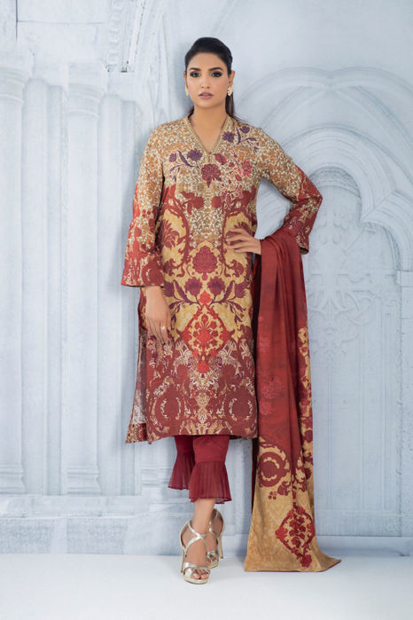 (Daily Pret Wear) (ECK - 04) (Shamaeel Ansari)